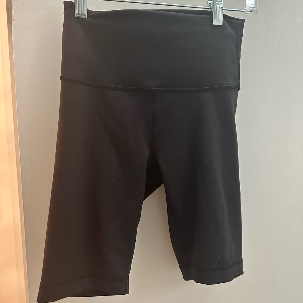Lululemon Women's High-Waisted Biker Shorts Black